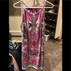 Summer sleeveless INC dress.  Worn only once.